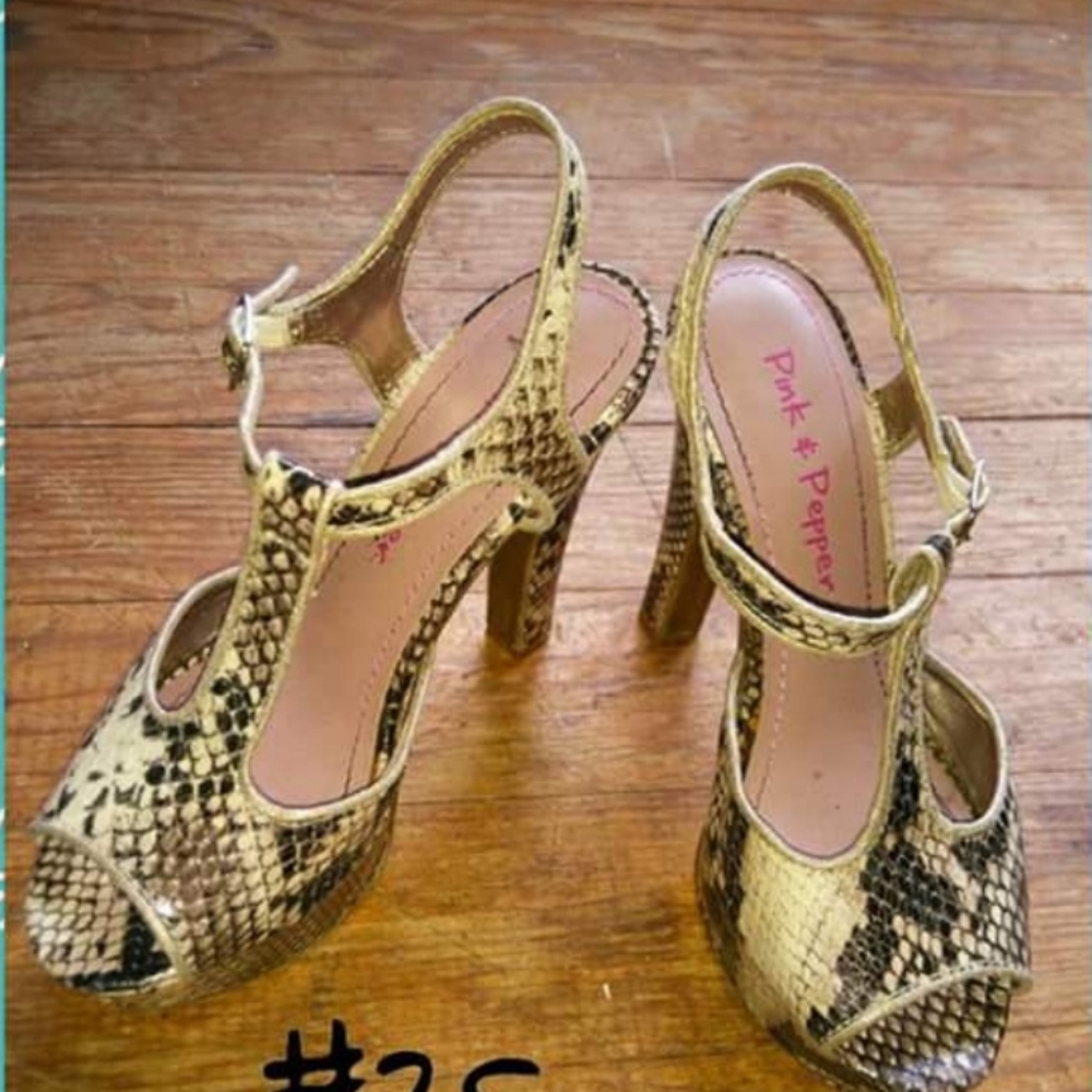 Pink & Pepper Heels